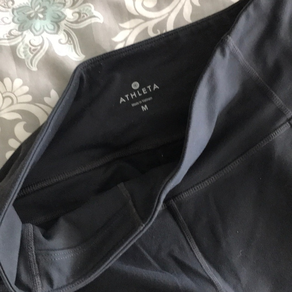 Dark gray Athleta yoga pants